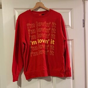 McDonald's Red Crewneck Sweater